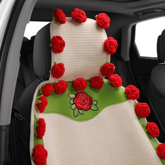 Ford Expedition Custaura Floral Blossom Car Seat Cover - Image 2