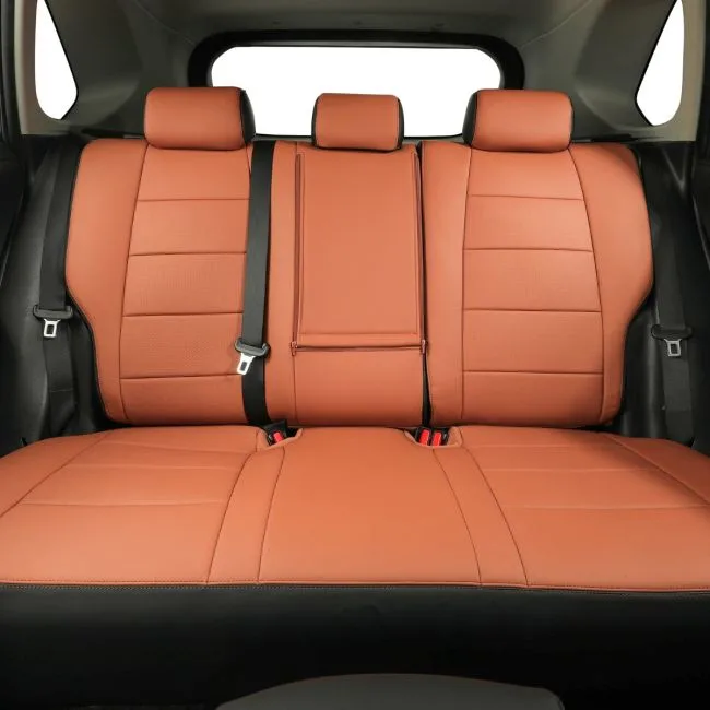 AUTO Luxury Genuine Leather Custom Car Seat Covers - Image 7